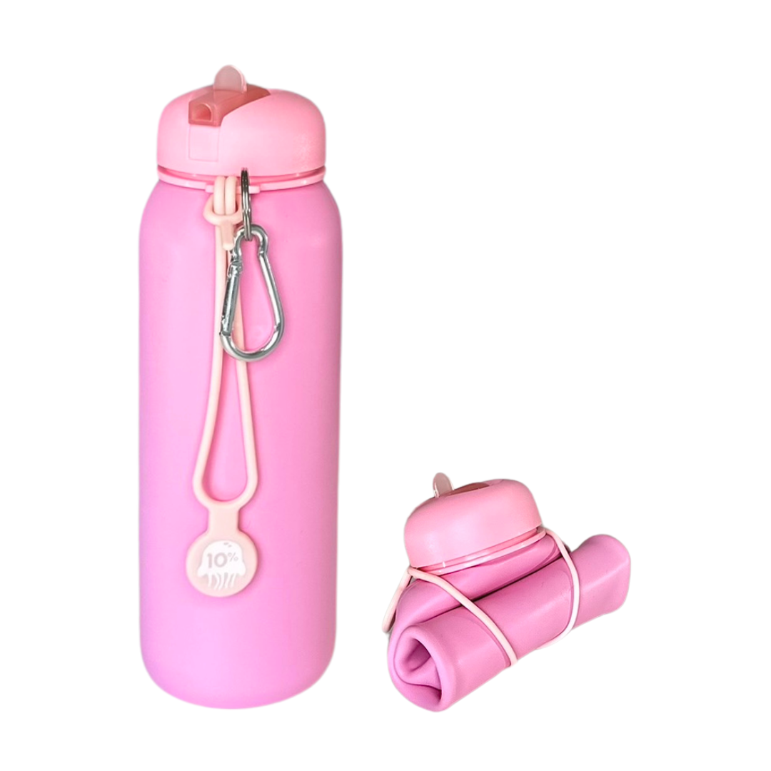 Pink Lilac, Pink + Blush Collapsible Bottle