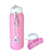 Pink Lilac, White + White Collapsible Bottle